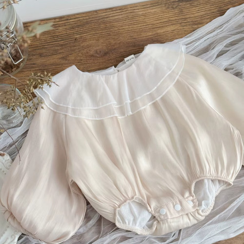 Barboteuse bébé fille satin - barboteuse,