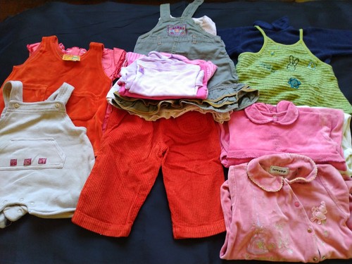 Lot vêtements bébé - fille, 18