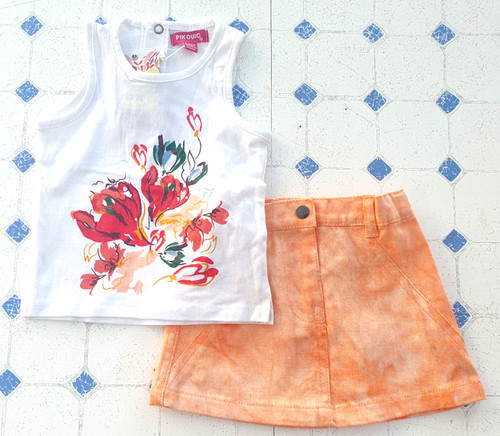 Ensemble pieces jupe jeans - pieces,