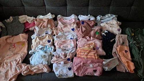 Lot vêtements bébé fille - de,